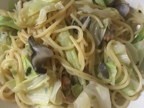 残ったあさりの酒蒸しで簡単！ボンゴレパスタ